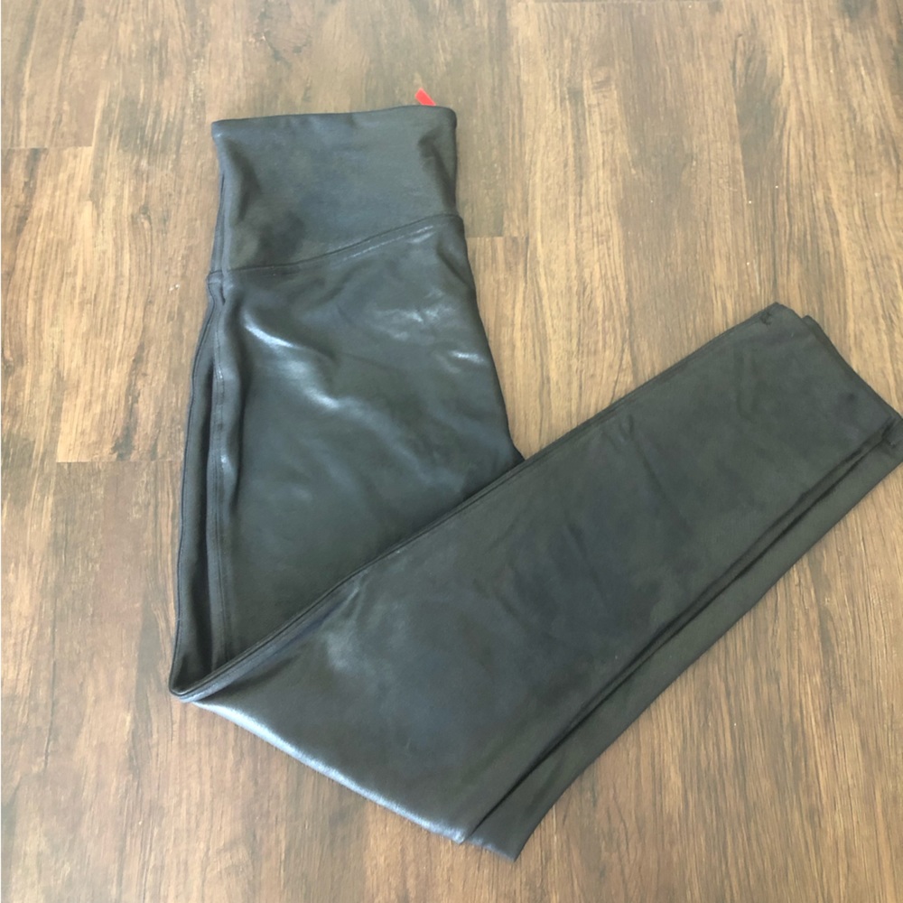 Spanx faux leather leggings